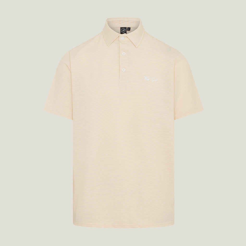 STRIPED POLO BEIGE