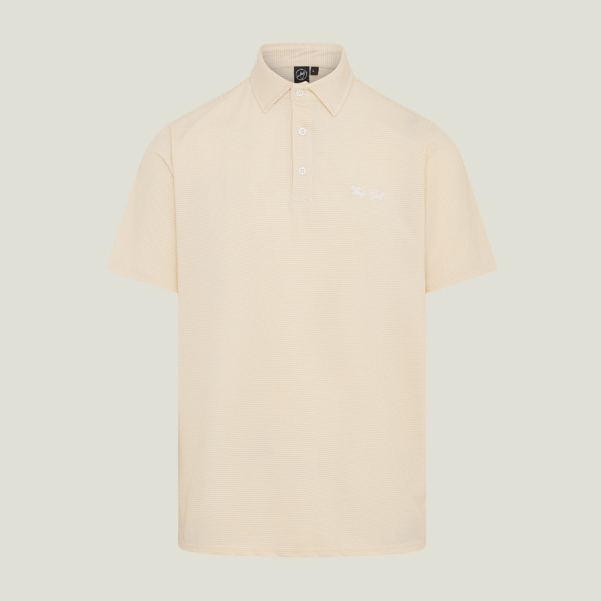 STRIPED POLO BEIGE