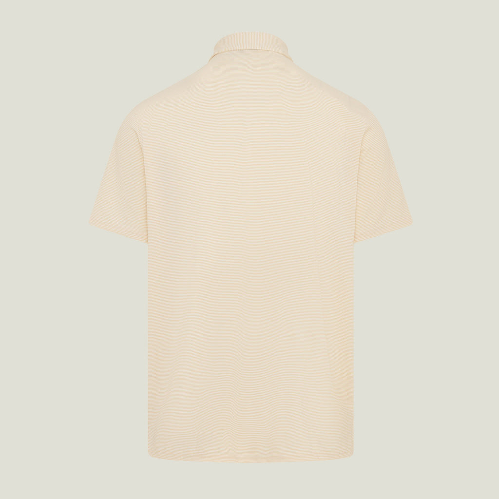 STRIPED POLO BEIGE