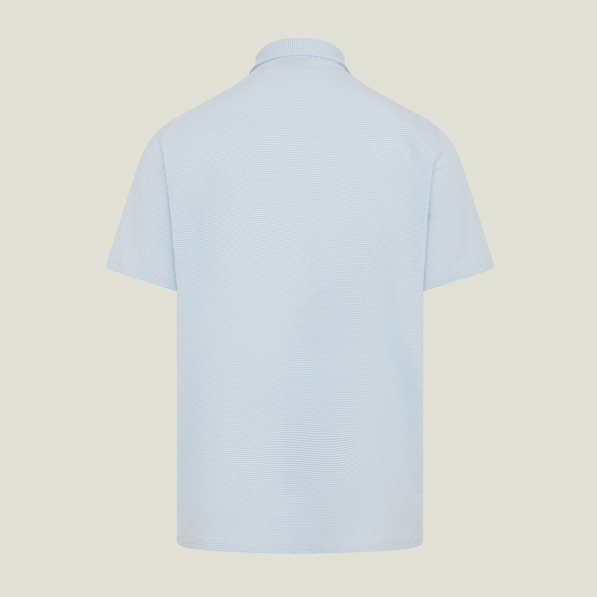 STRIPED POLO BLUE