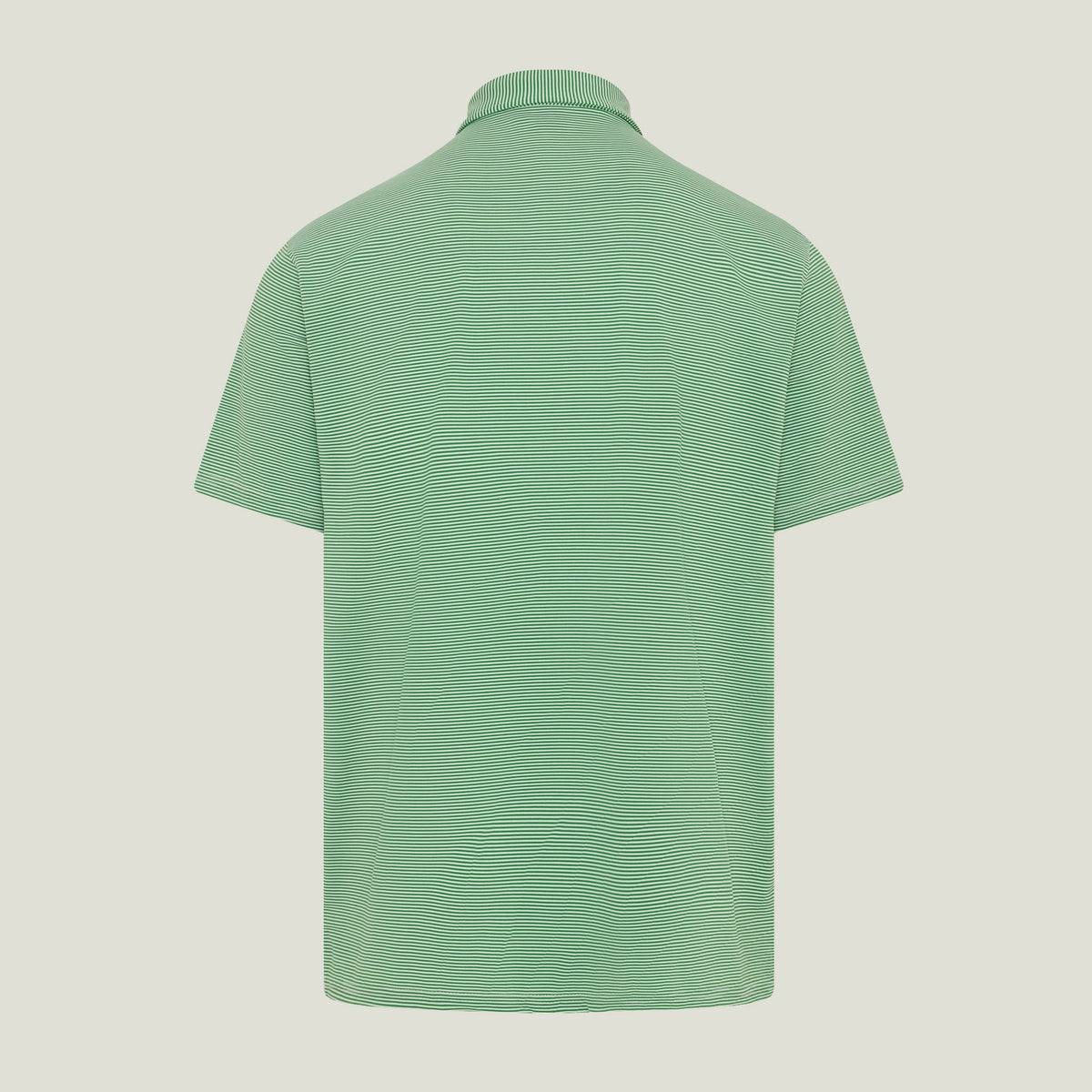 STRIPED POLO GREEN