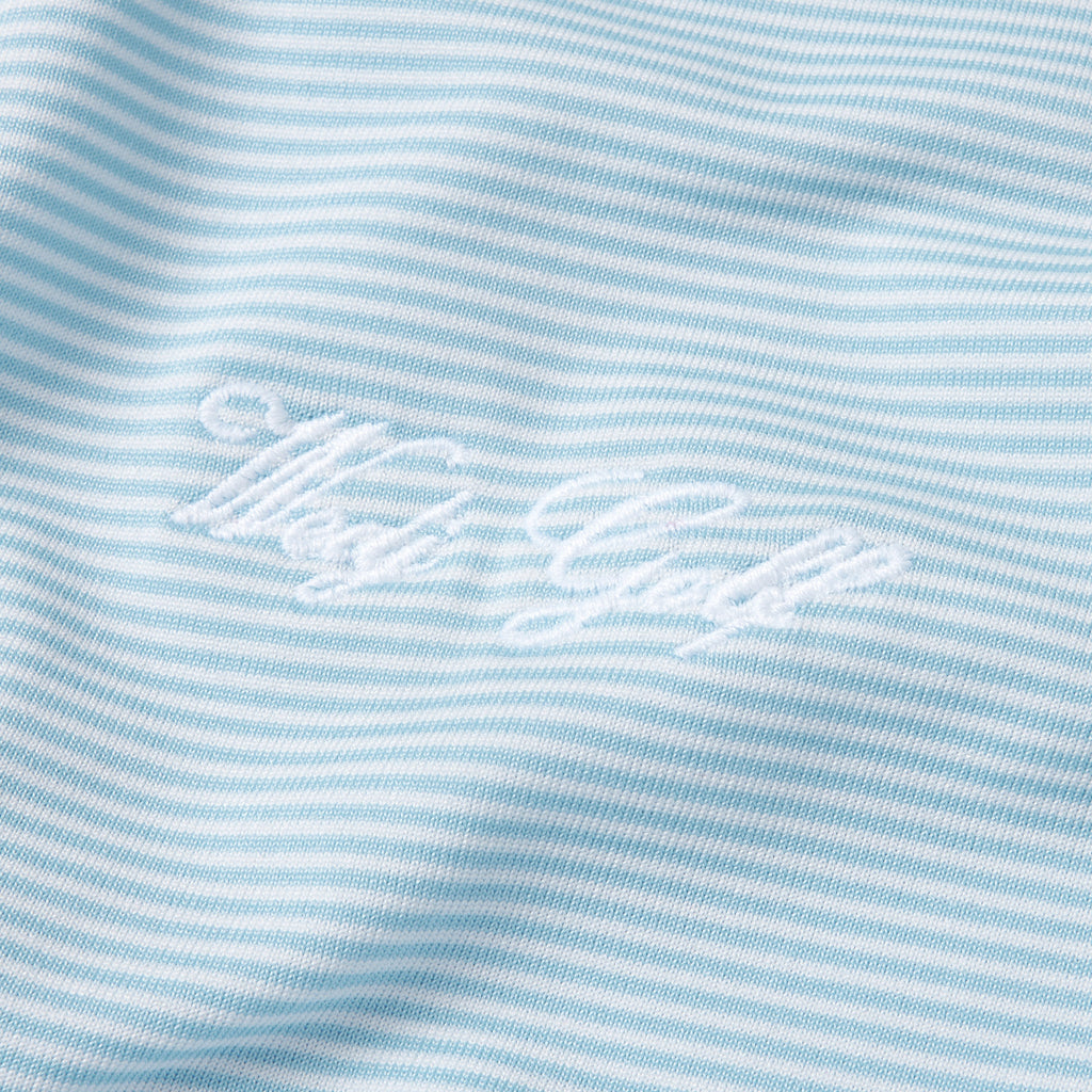 STRIPED POLO BLUE