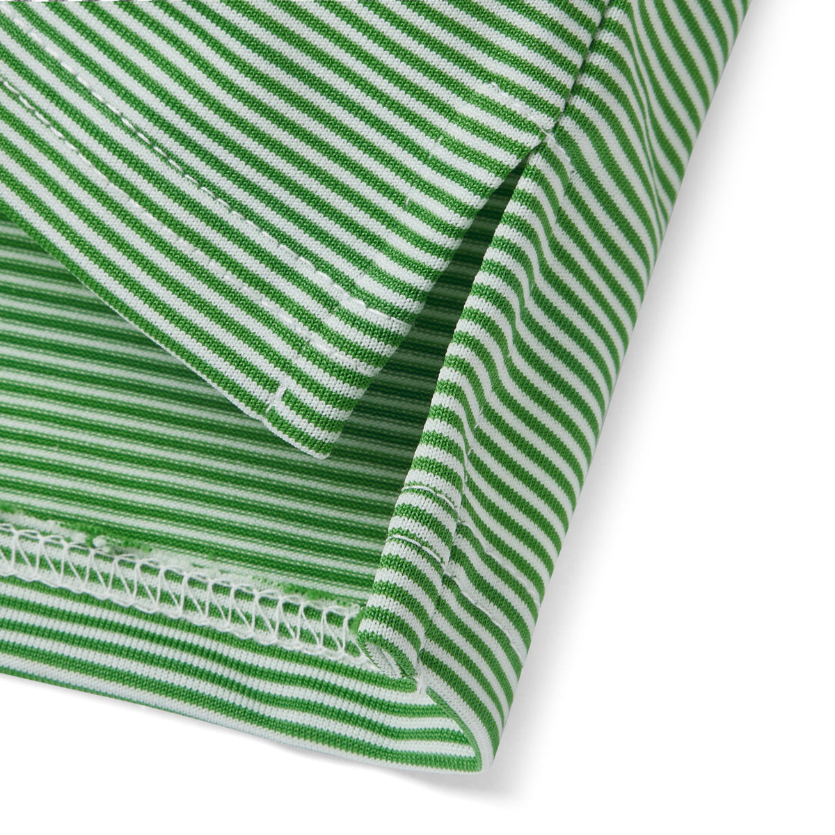 STRIPED POLO GREEN