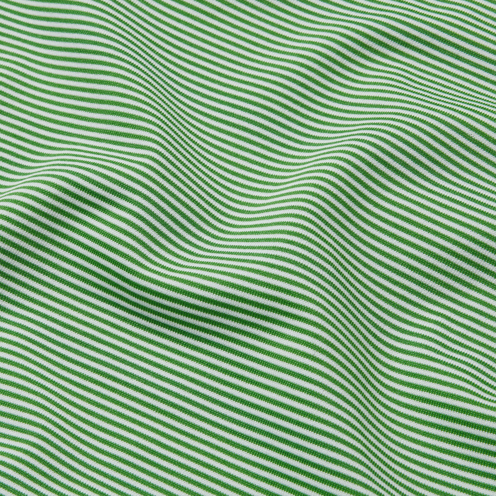 STRIPED POLO GREEN