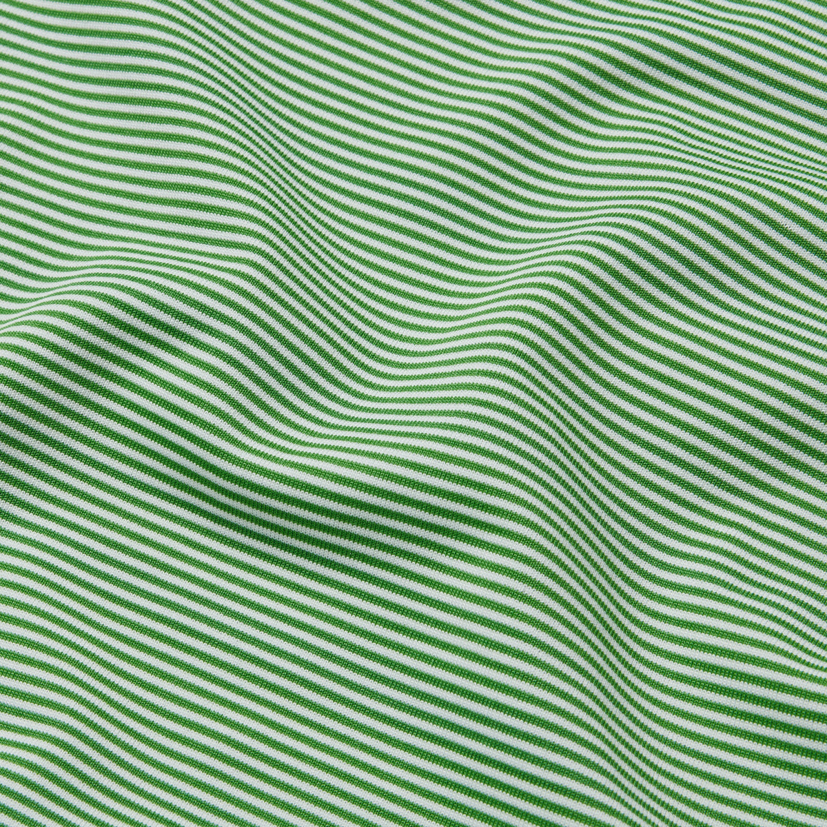 STRIPED POLO GREEN