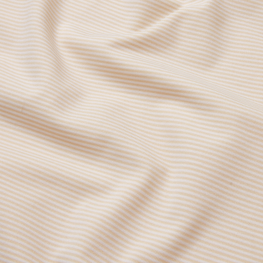 STRIPED POLO BEIGE