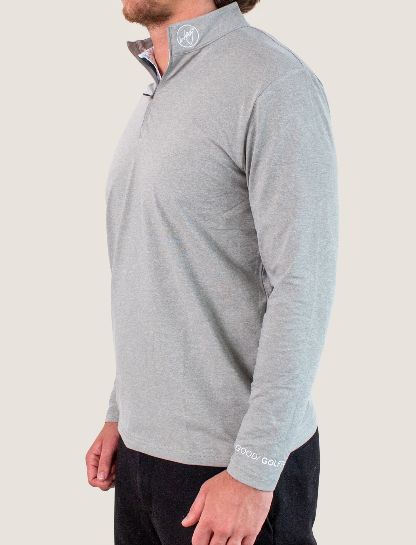 RECOVERY QUARTER ZIP GREY