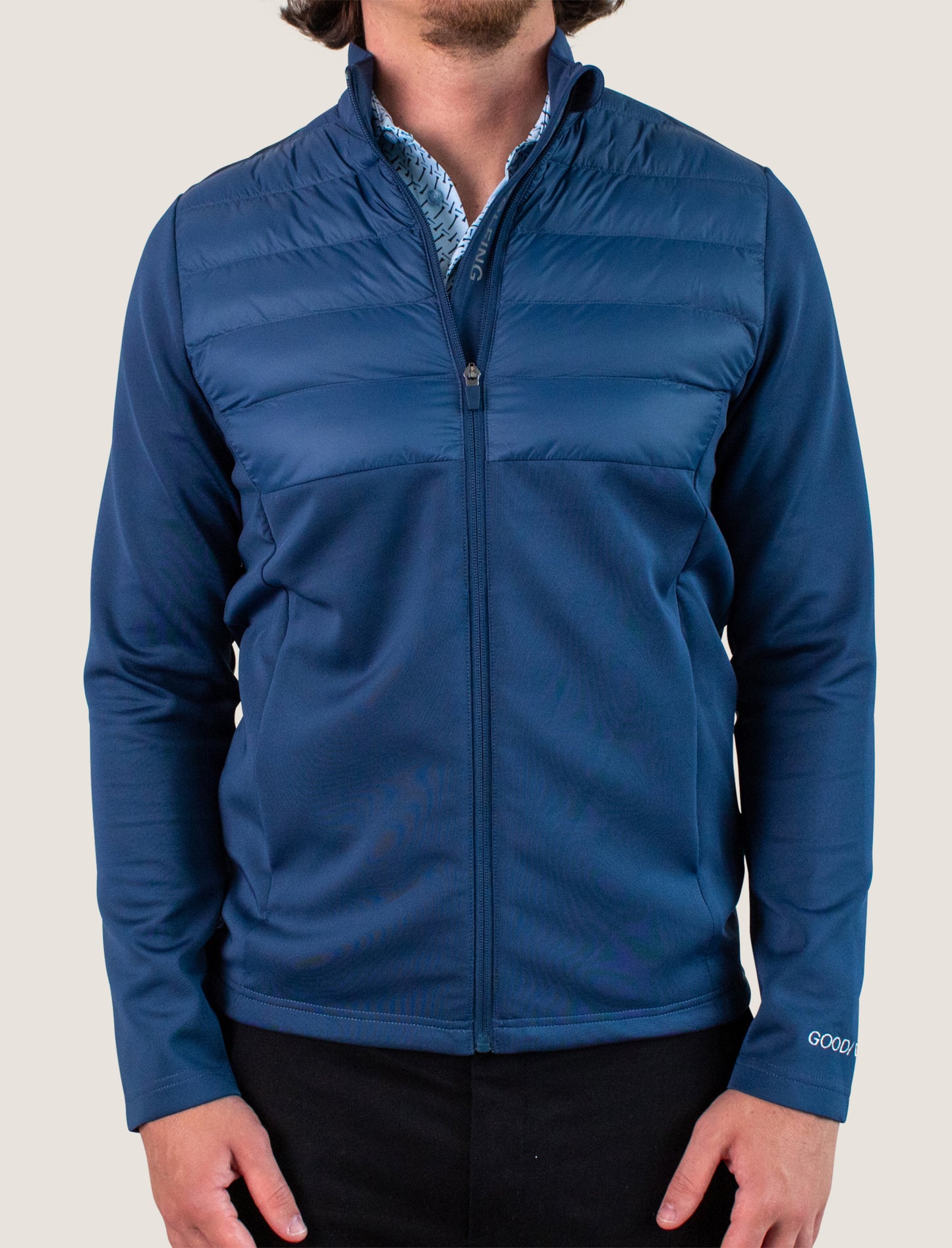 GRIP HYBRID JACKET BLUE