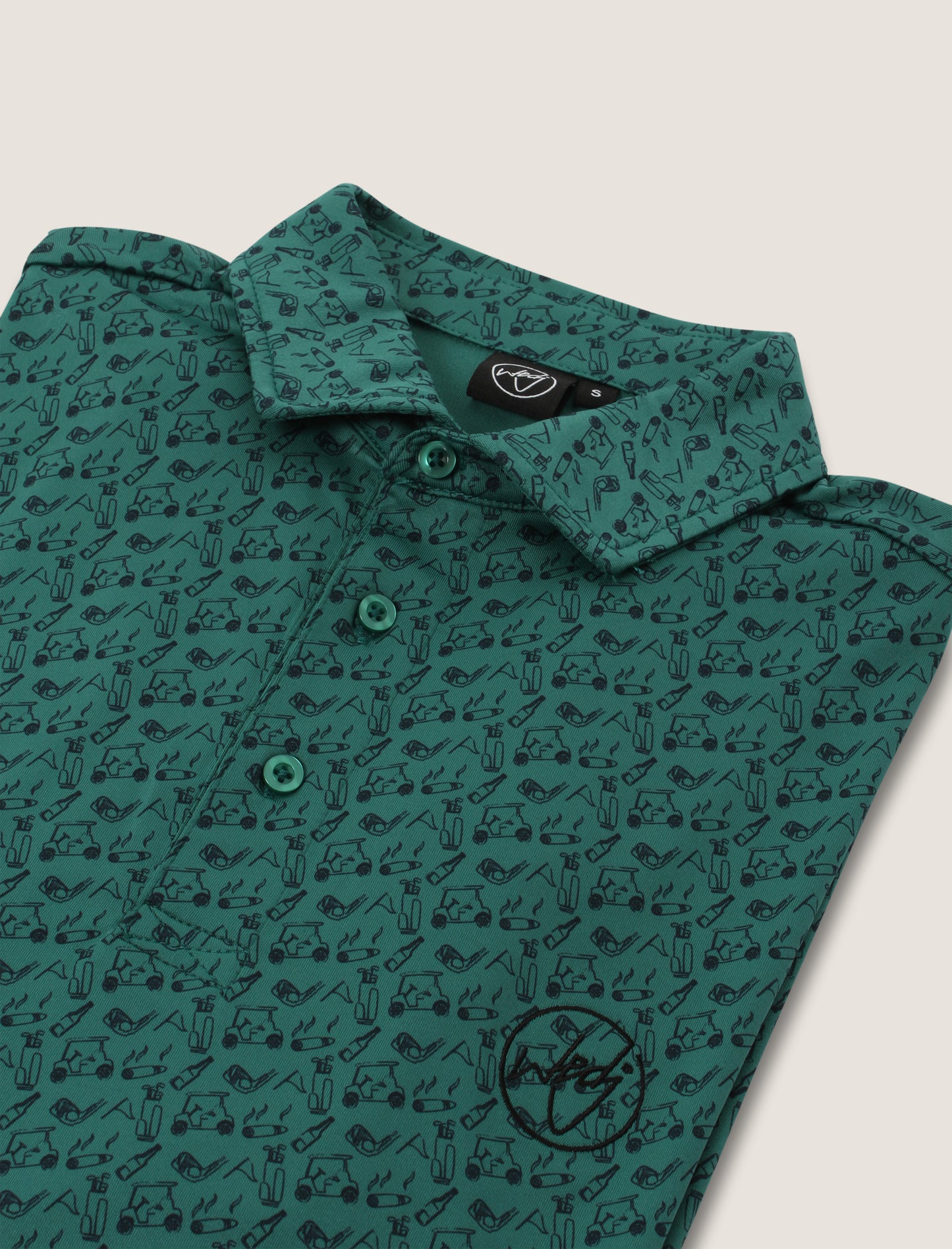 MULLIGAN POLO GREEN