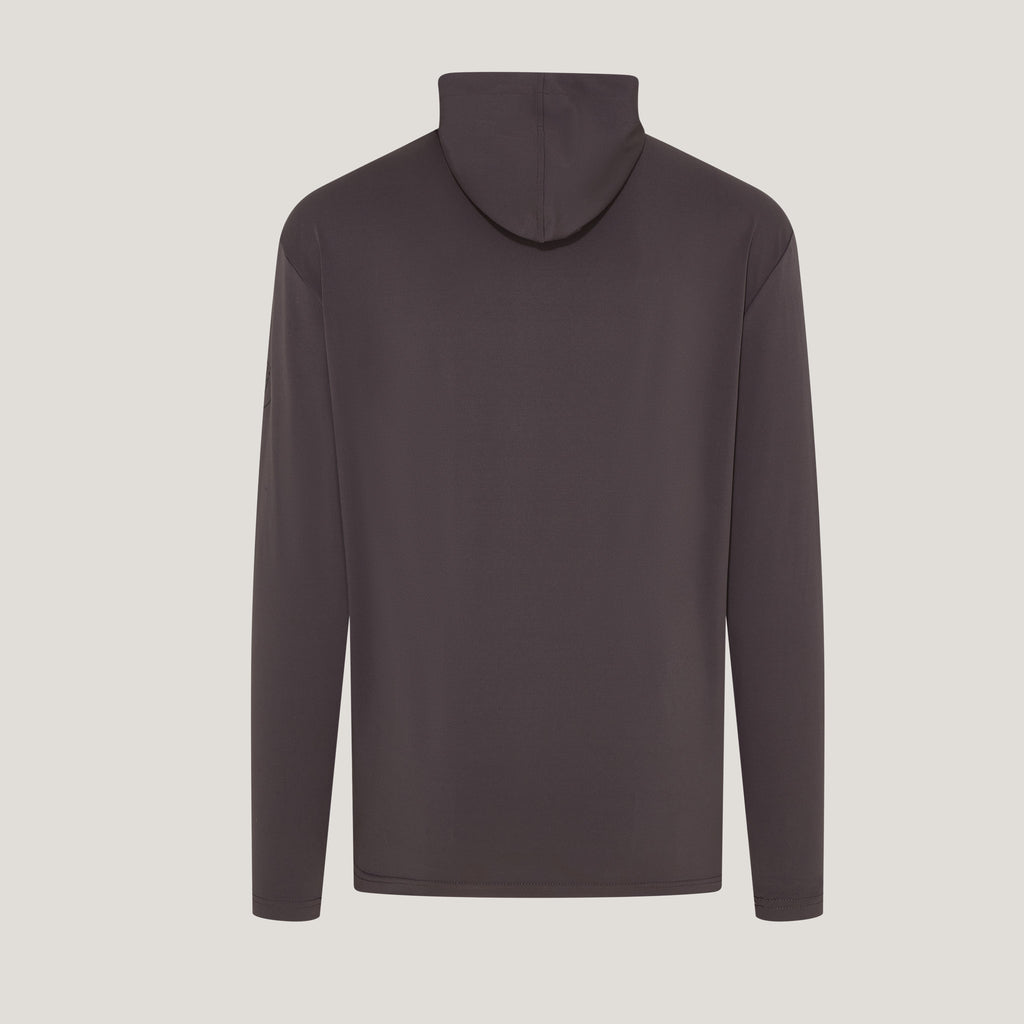 BACK NINE ZIP HOODY CHARCOAL