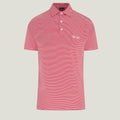 STRIPED POLO RED