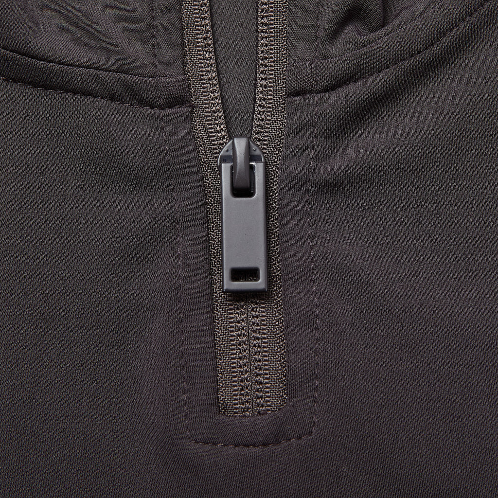 BACK NINE ZIP HOODY CHARCOAL
